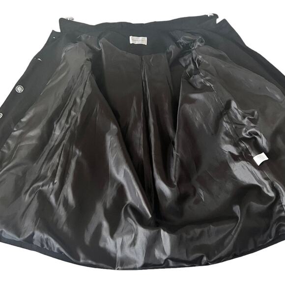 Tsumori Chisato Embroidered Black Trench Coat Jacket Size S - Picture 4 of 14